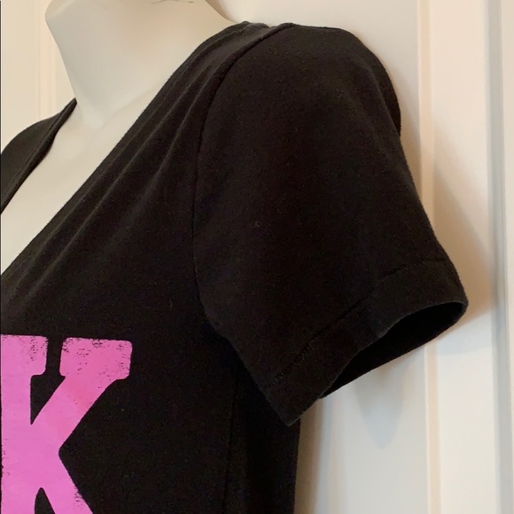 PINK by Victoria’s Secret Black and Pink T-Shirt - Picture 3 of 6